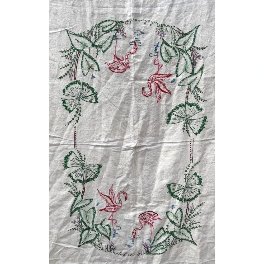 Handmade vintage embroidered